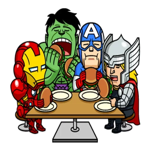 Avengers stiker 😀