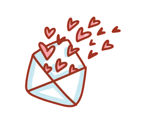 Стікер Telegram «Про любовь» ❤️