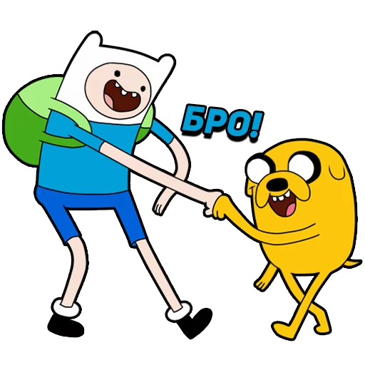 Стікер Telegram «Adventure Time» 🤛