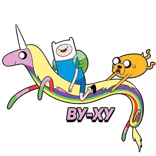 Telegram Sticker «Adventure Time» 🌈