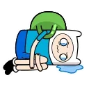 Adventure Time Emoji emoji 😭