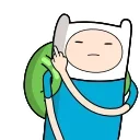 Эмодзи Adventure Time Emoji 🖕