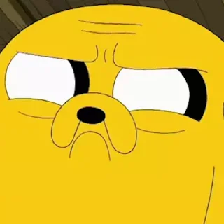 Стикер Adventure Time  😦