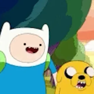 Стікер Adventure Time 😀