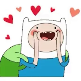 Стикер Adventure Time  ❤️