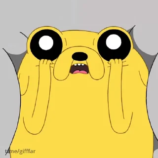 Стикер Adventure Time  😖