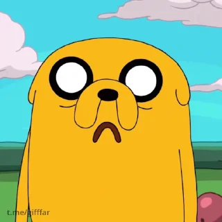 Стикер Adventure Time  😟