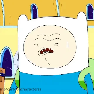 Стікер Adventure Time 😥