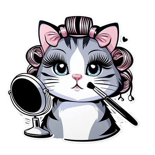 Telegram Sticker «Cats | Котики» 💅