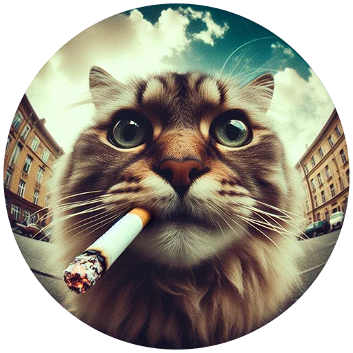 Telegram Sticker «Cats | Котики» 🚬