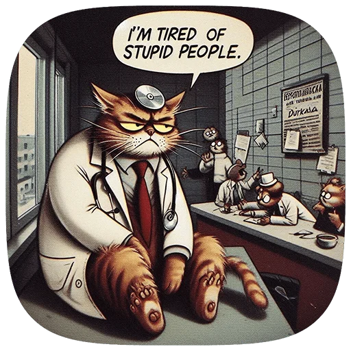Telegram Sticker «Cats | Котики» 🏥