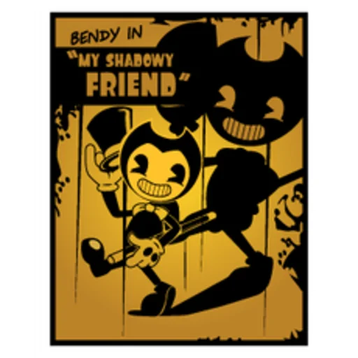 Telegram Sticker «Bendy» 🌚