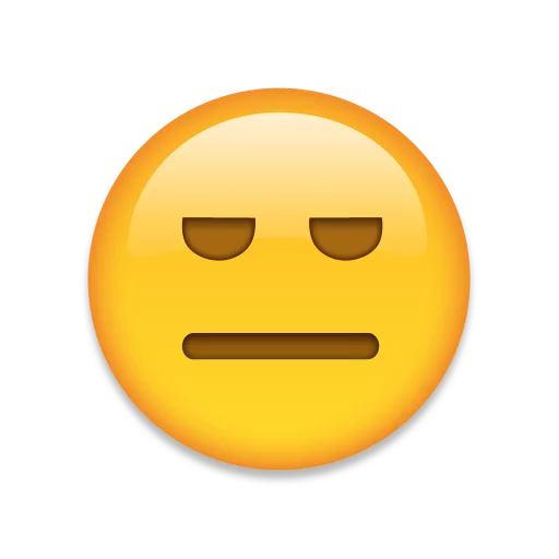 Telegram Sticker «Emoji+» 😑