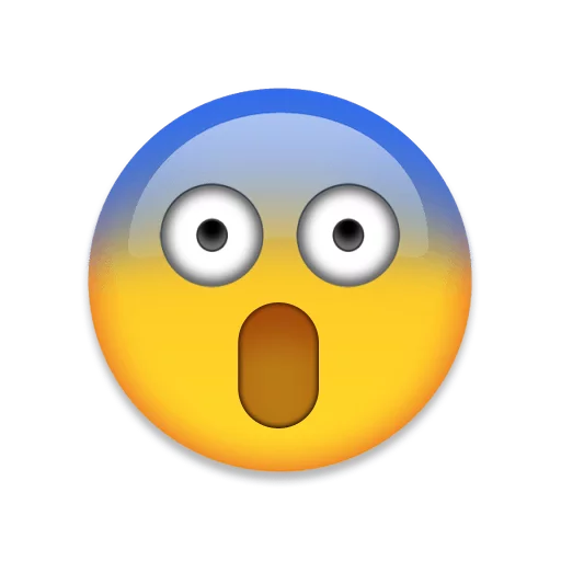 Telegram Sticker «Emoji+» 😱