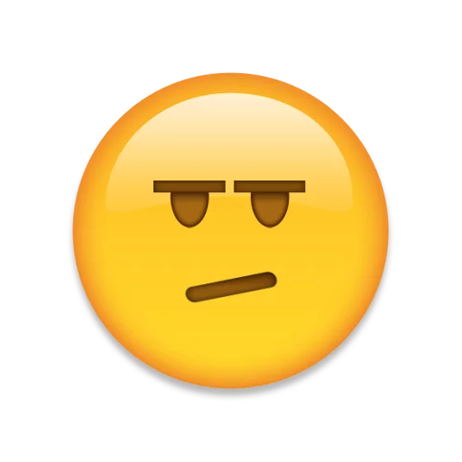 Стикер Telegram «Emoji+» 😕