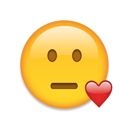 Telegram Sticker «Emoji+» 😐