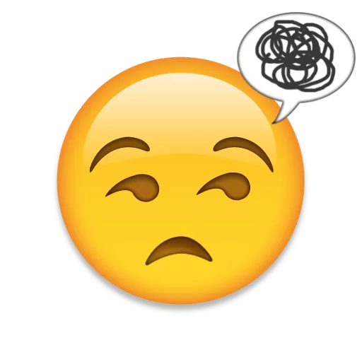 Стикер Emoji+ 😒