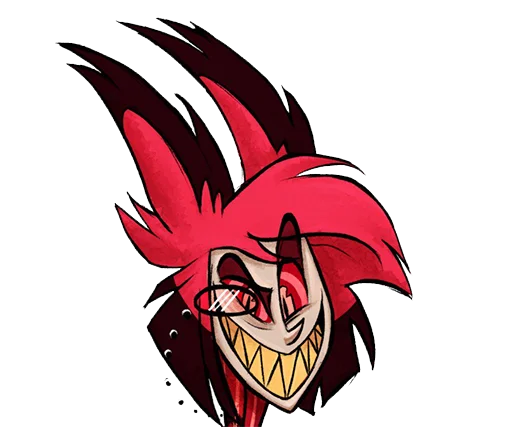 Емодзі Alastor of Hazbin ☺️