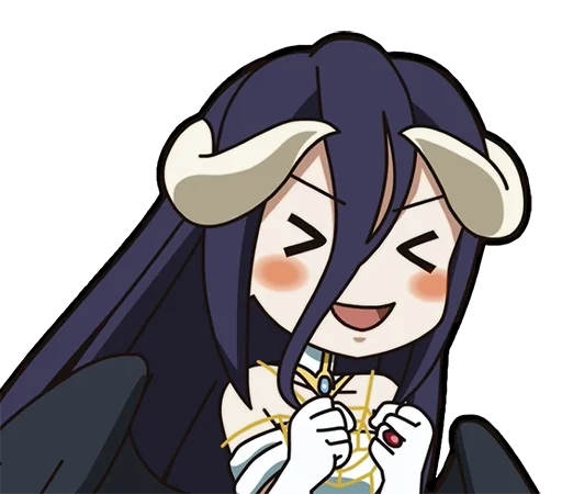 Albedo (Overlord) sticker 😆