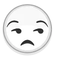 Стикер Albino Emoji 😒