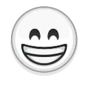 Стикер Albino Emoji 😁