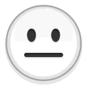 Albino Emoji stiker 😐