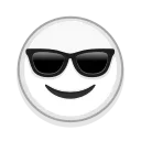 Albino Emoji stiker 😎