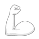 Albino Emoji stiker 💪