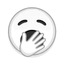 Albino Emoji stiker 🥱