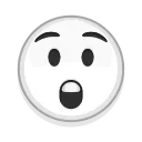 Albino Emojis emoji 😲