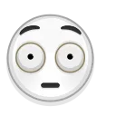 Albino Emoji emoji 😳