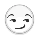 Эмодзи Albino Emoji  😏