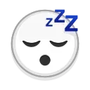 Albino Emoji emoji 😴