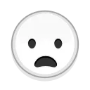 Albino Emoji emoji 😧