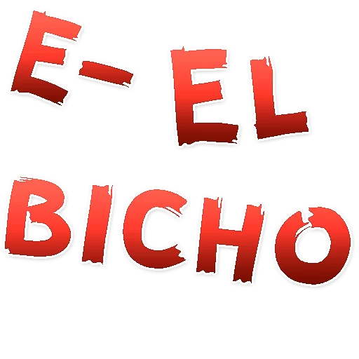 Telegram Sticker «alfabeto vulgar español» 
