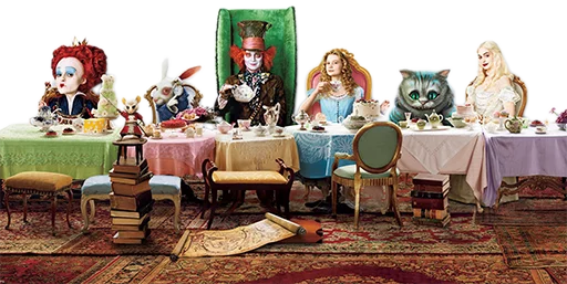Стикер Alice in Wonderland 😜