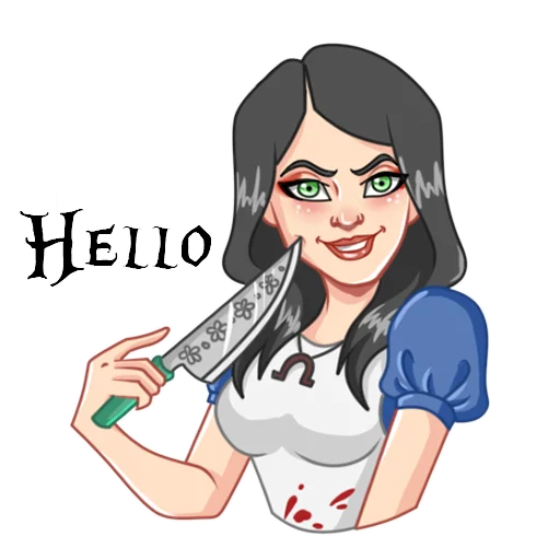 Alice Madness Returns Telegram stickers