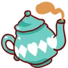 Telegram emoji «Alice in Wonderland» 🫖