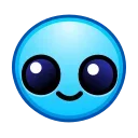 Alien emoji 😌