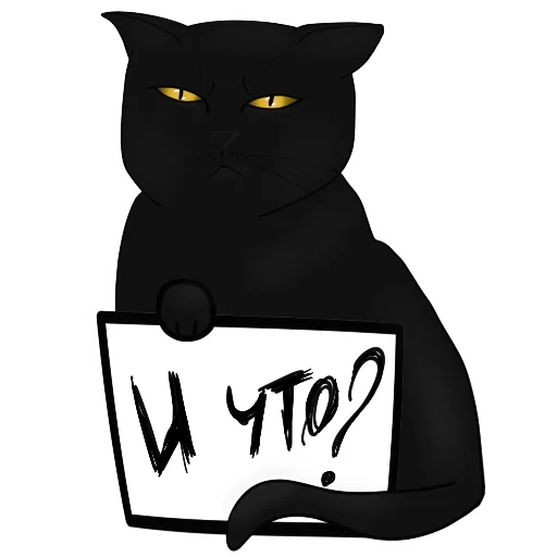 Telegram Sticker «Alister the cat» 🐈‍⬛