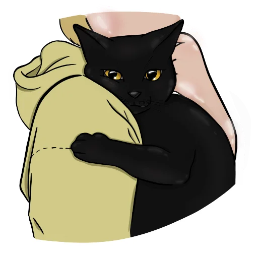 Telegram stiker «Alister the cat» 🐈‍⬛