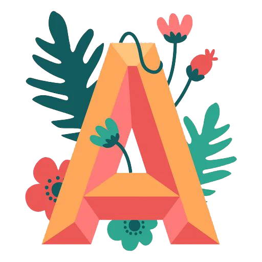 Nature Alphabet  sticker 🔤