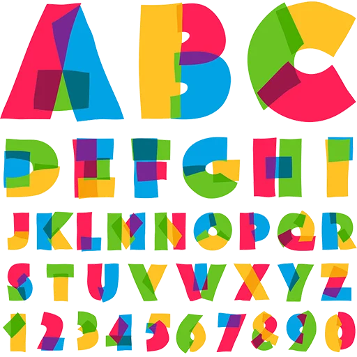 Alphabet Numbers stiker 🔤
