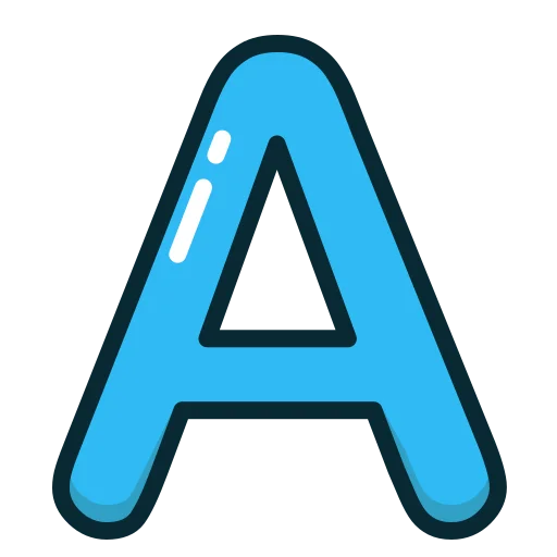 Telegram stickers Alphabet