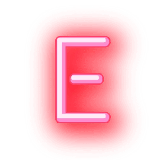 Alphabets Neon stiker 🖊