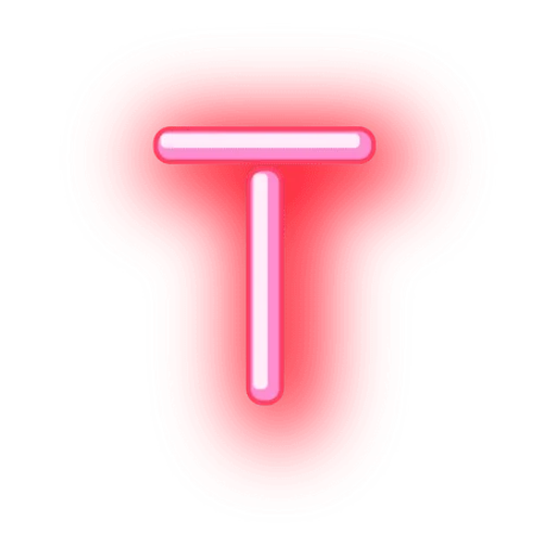 Стикер Telegram «Alphabets Neon» 🖊