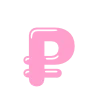 Эмодзи Розовый шрифт 💕