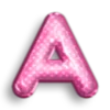 Эмодзи телеграм Барби розовый шрифт