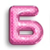 Telegram emoji Барби розовый шрифт