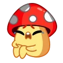 Amanita Mushroom  emoji 😭